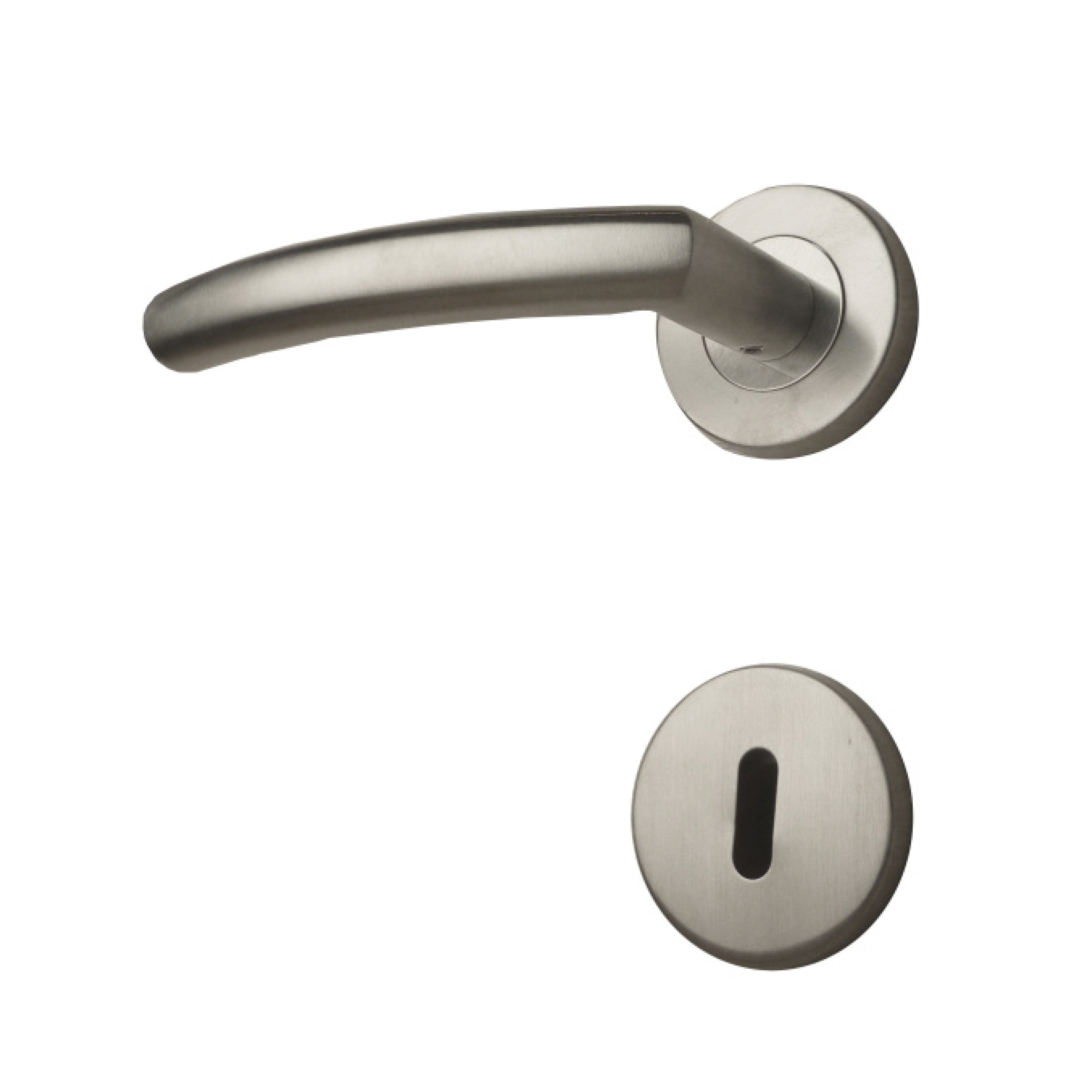 Inox deurklink H003