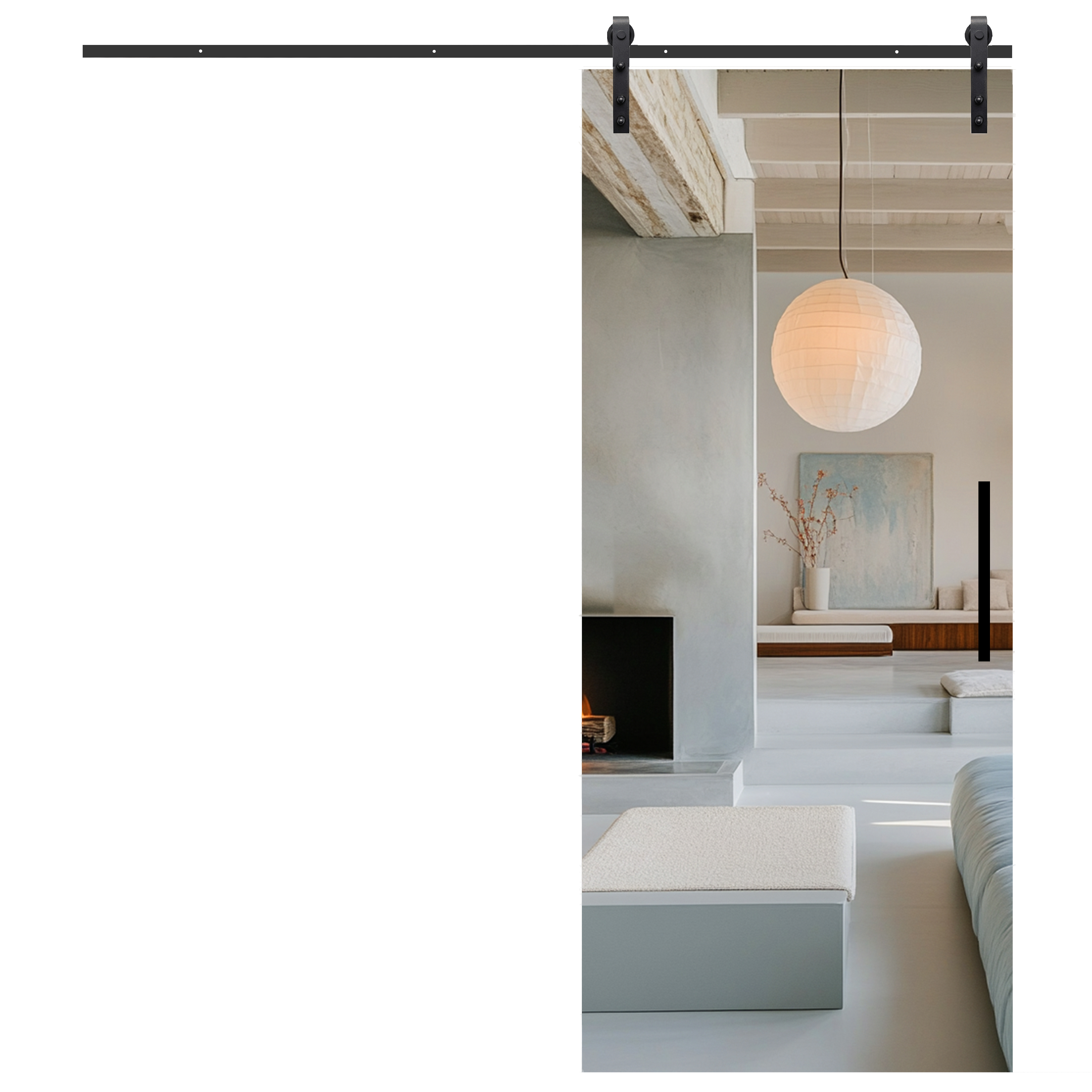 Schuifdeuren C000 met helder glas