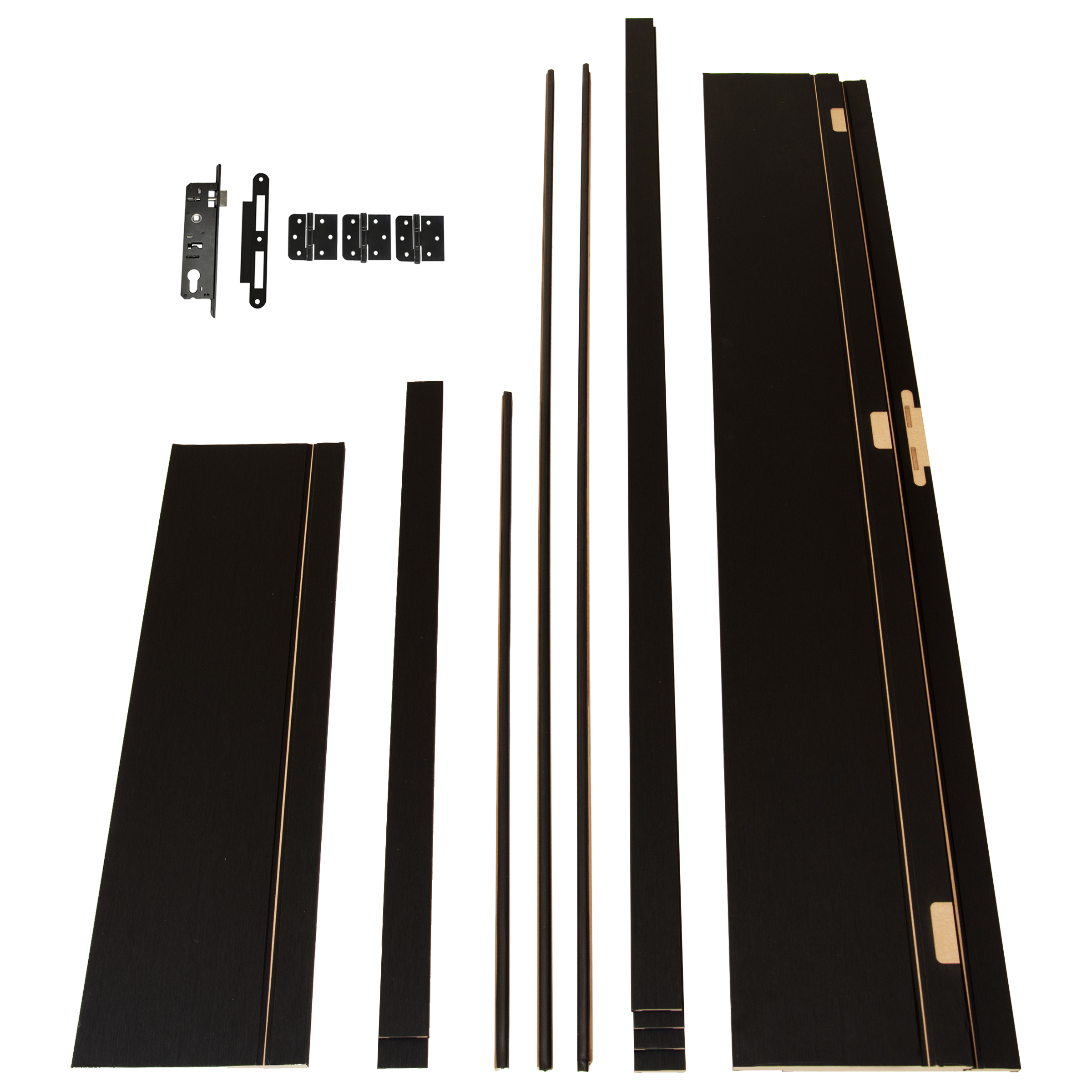 Deurset Industrial Black MDF