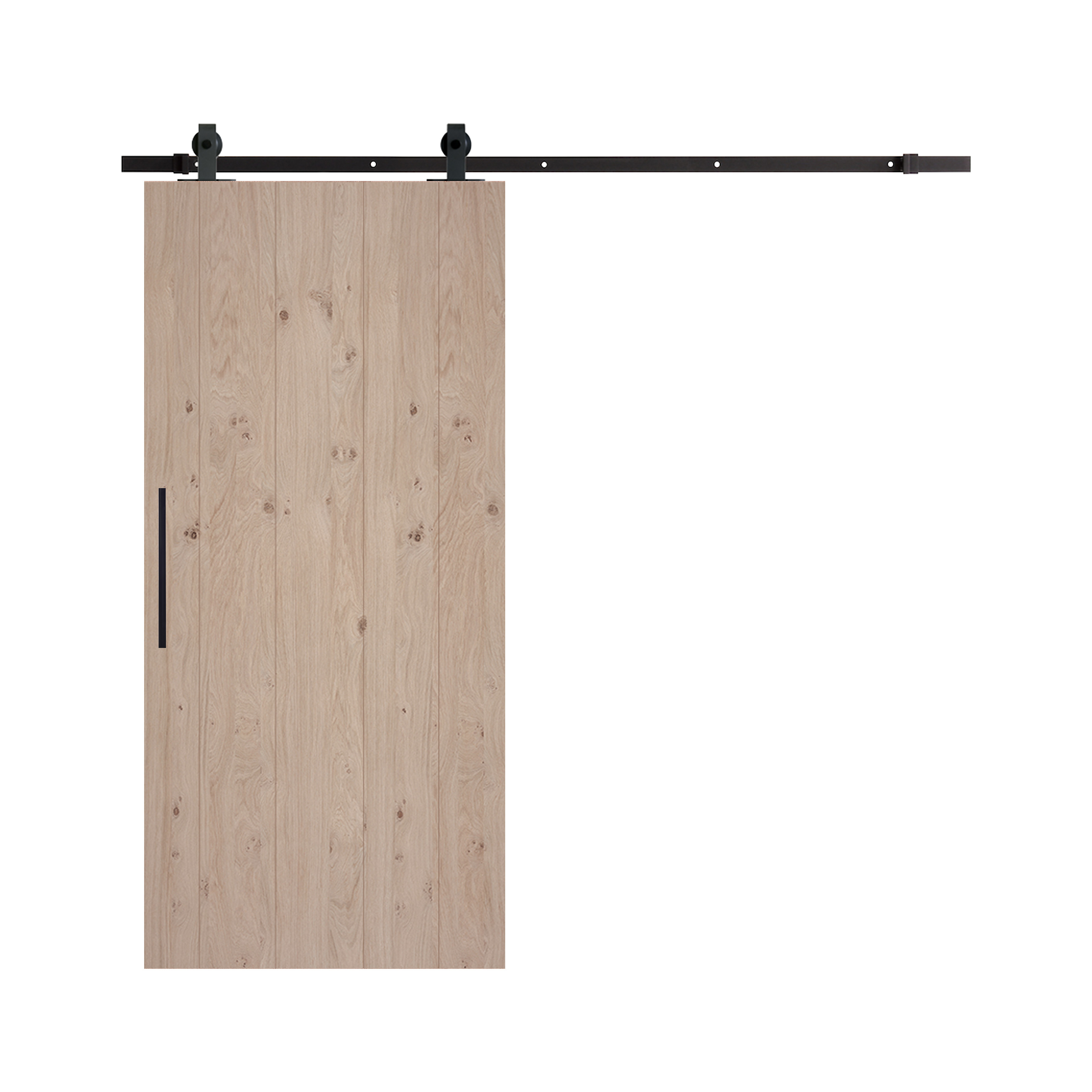 Eik fineer planchetten schuifdeuren met knopen